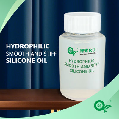 Hydrophilic Textile Finishing Cationic Fabric Softener Agent Smooth Stiff Silicone Oil