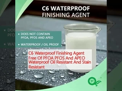 C6 wodoodporny środek wykończeniowy wolny od PFOA, PFOS i APEO wodoodporny na olej i odporny na plamy